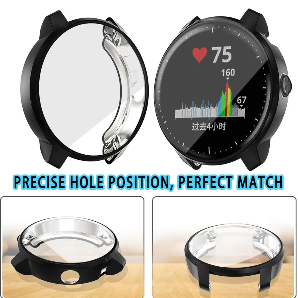Мягкий защитный чехол из термопластика для Garmin Vivoactive 3 Music Case, водонепроницаемый ударопрочный чехол-бампер, аксессуары