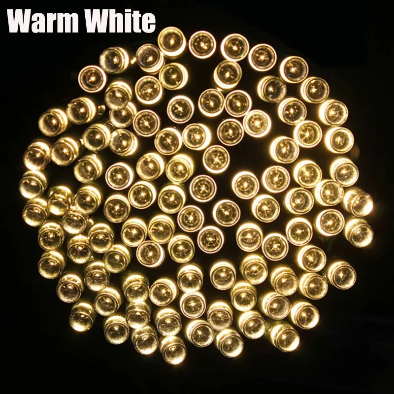 Наружная солнечная панель приведенная в действие 7 цветов светильник 100 LED