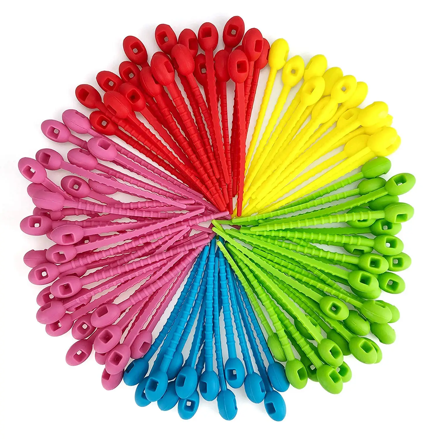 Многоразовые силиконовые кабельные стяжки многофункциональные ремни застежки