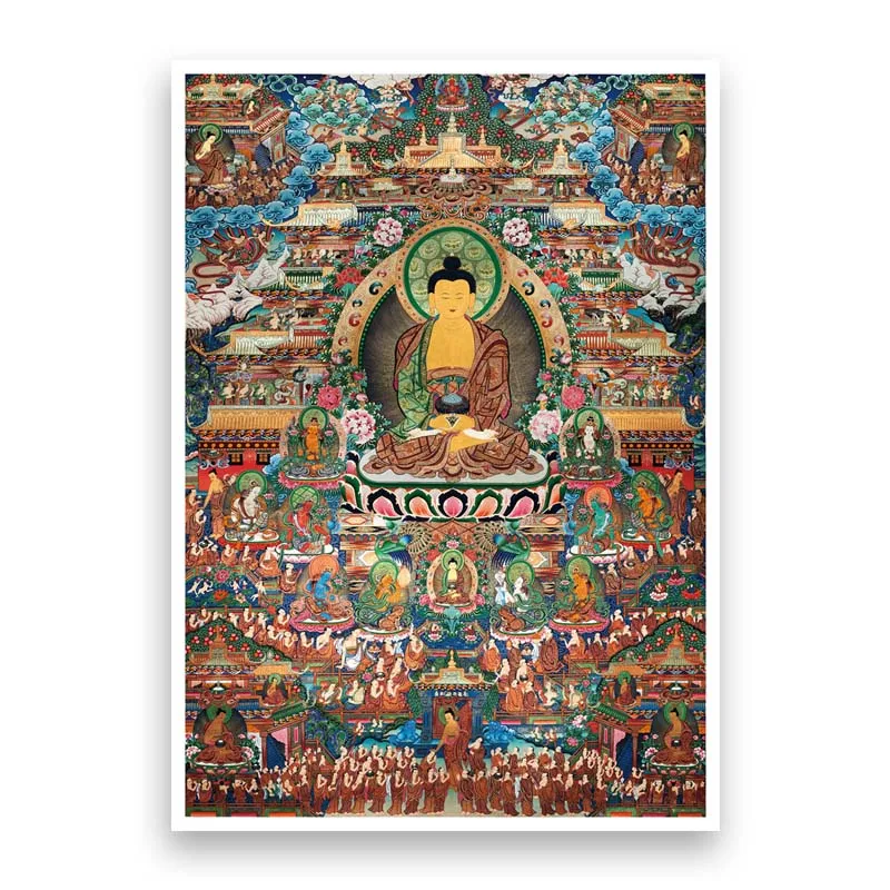 Cjtang шелкография Thangka тибетская вышивка Будда Thangka Юго-Восточная Азия домашний декор