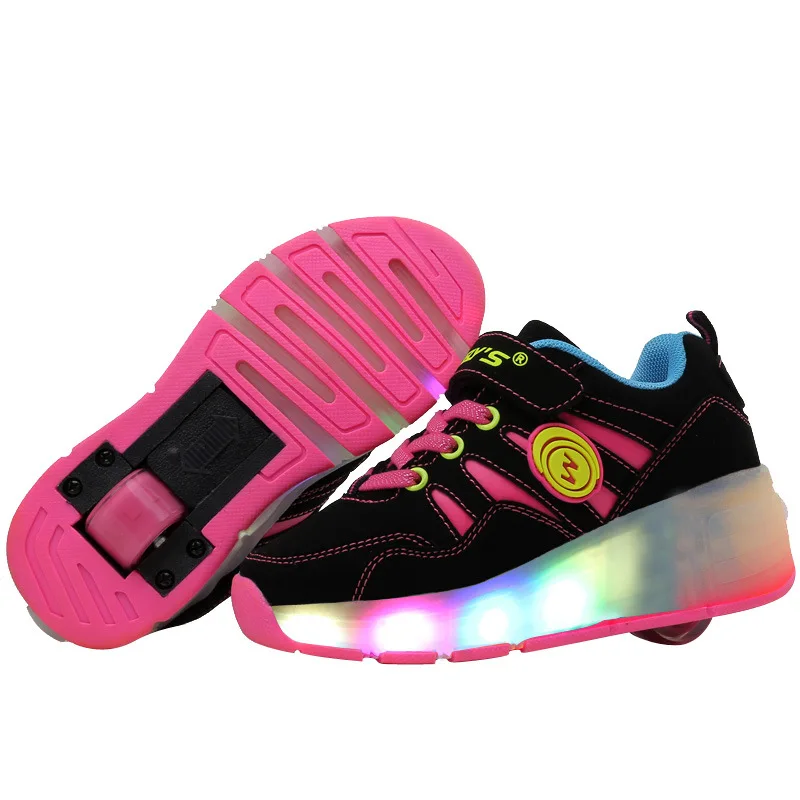 Glowing Kids Sneakers Children Shoes Breathale For Boys Girls Child zapatillas zapatos de ruedas | Детская одежда и обувь