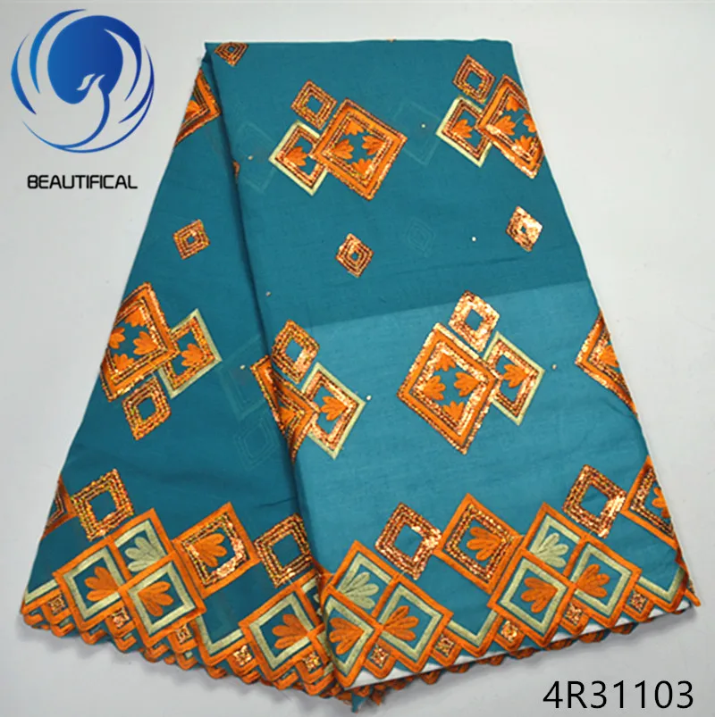 BEAUTIFICAL swiss lace voil african cotton fabric 2018 new arrival for party dress 5yards/piece 4R311 | Дом и сад