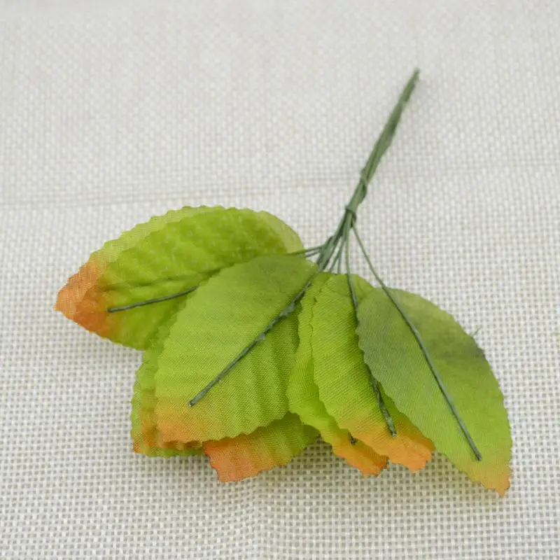 Искусственные цветы 30 шт. искусственные листья из розового золота цветок