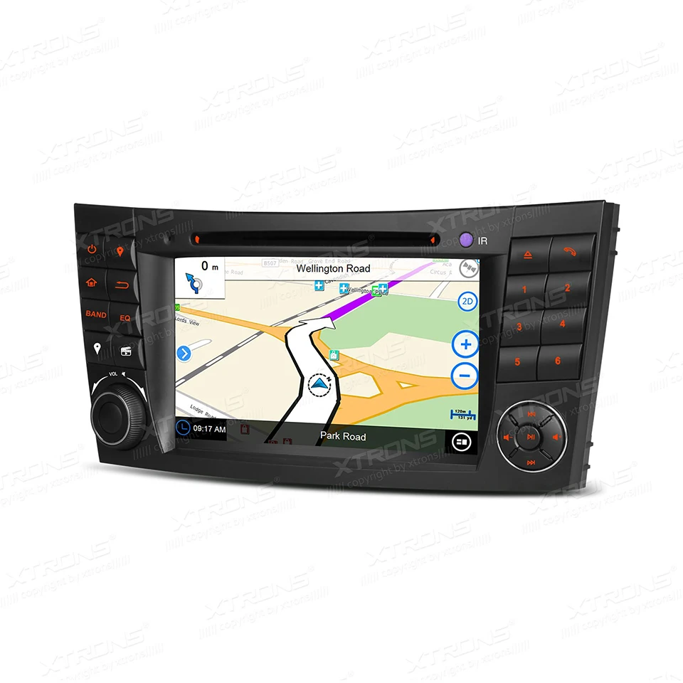 Двойной автомобильный DVD-плеер 7 дюймов 2 Din GPS-навигатор подходит для Mercedes-Benz Φ CANbus