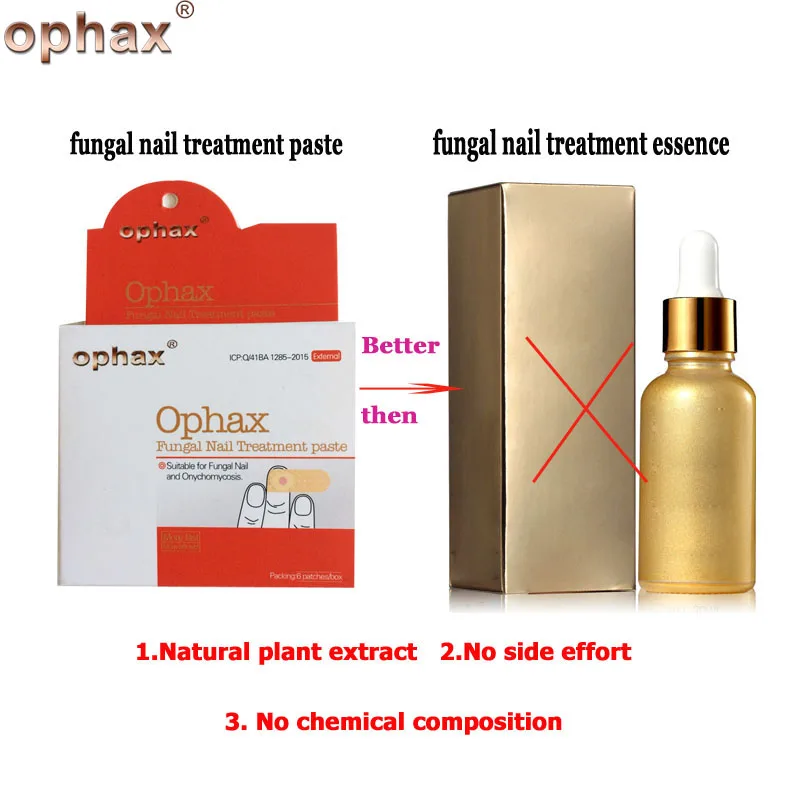 Ophax 60 шт./лот грибковые лечения Китайский травяной инфекции онихомикоз паранихия