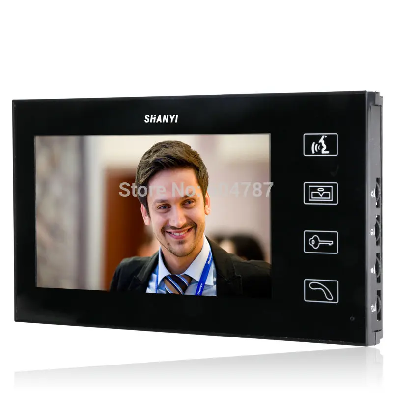 7 Inch Monitor Touch Video Door Phone Intercom Doorbell Home Security IR Camera Electronic Lock Keyfobs | Безопасность и защита