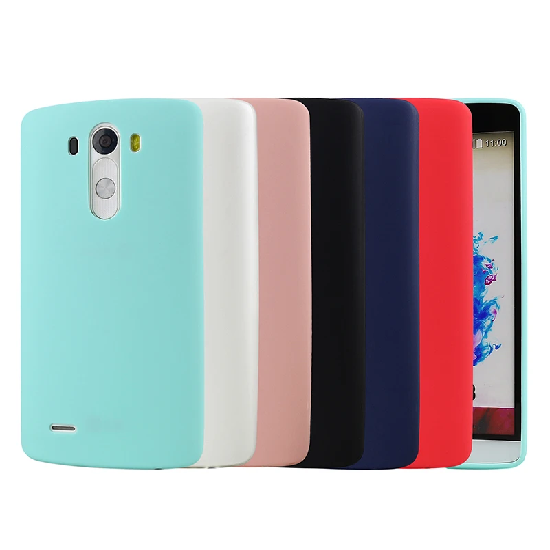Jderv Мягкий силиконовый чехол для LG G3 G4 ультратонкий милый цветной ТПУ матовый