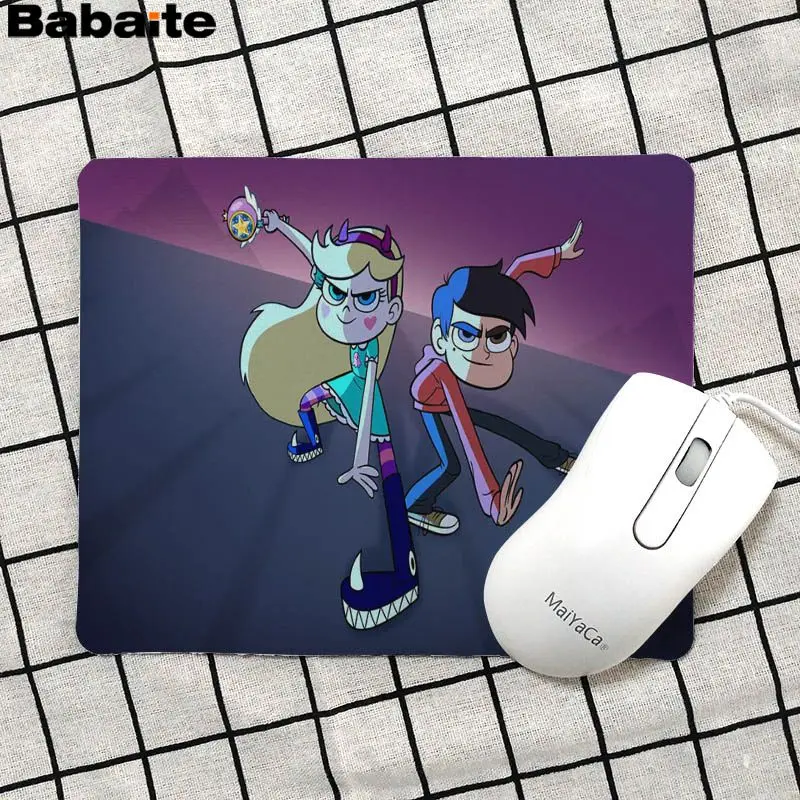 Babaite Star vs Forces Evil силиконовый коврик для мыши резиновый ПК компьютерный игровой |