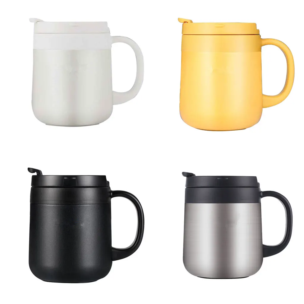 

Кружка с вакуумной изоляцией из нержавеющей стали, кружка для воды и кофе, для дома, офиса, школы, улицы, 350 мл, для кемпинга, пикника, путешест...