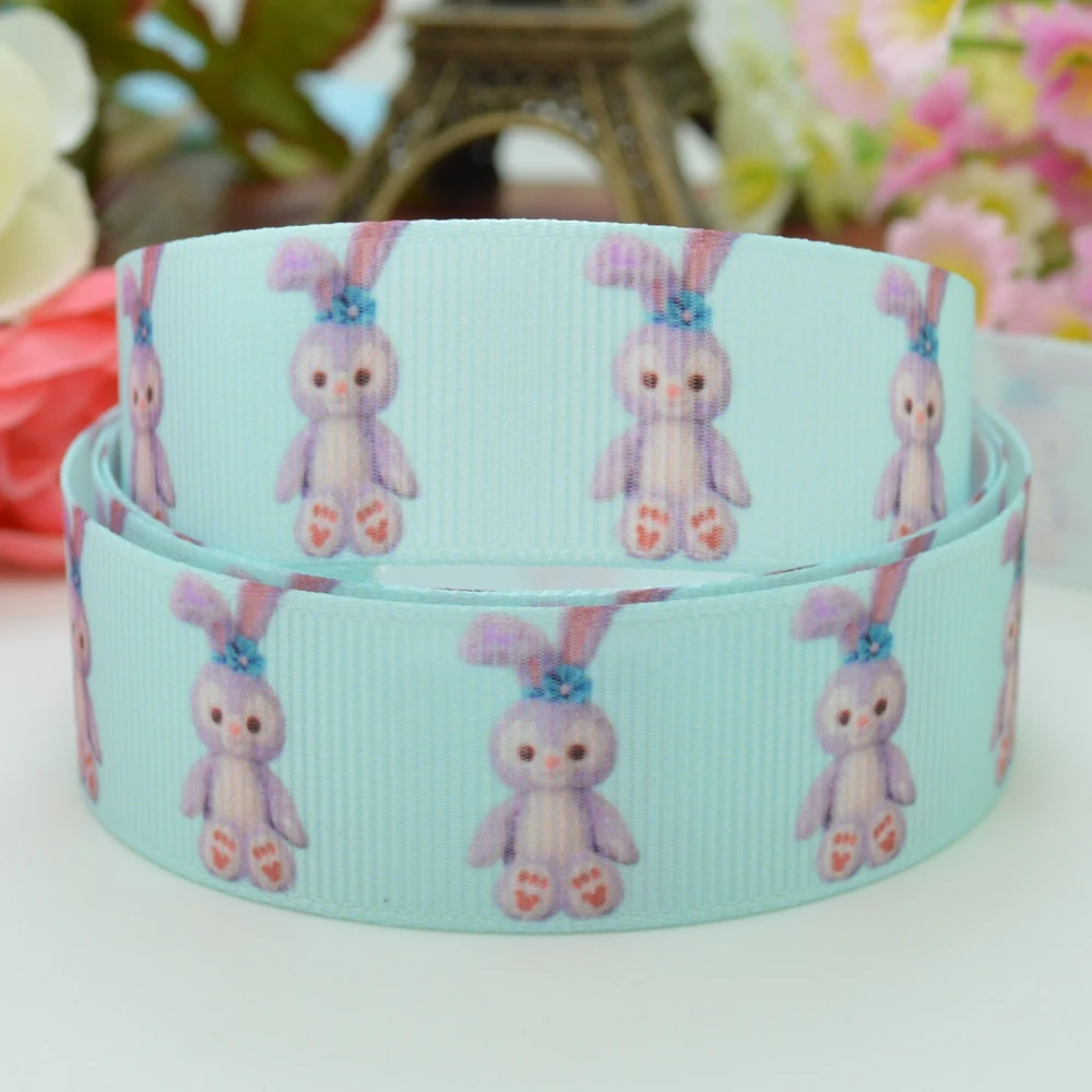 DUWES 7/8 &quot22 мм Медведь Стелла Лу Печать grosgrain лента бант для волос украшение