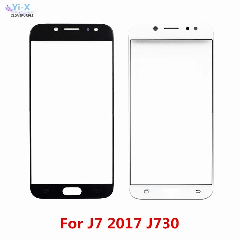 

10pcs/lot Touch screen For Samsung Galaxy J7 2017 J730 Front Outer Glass Top Lens Touch Screen Panel