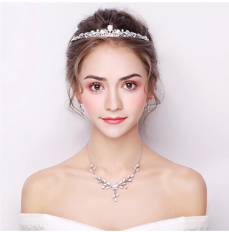 muylinda Classic Bridal Crystal Tiara And Crown Flower Vine Hair Accessories For Women Wedding Headband Tiaras