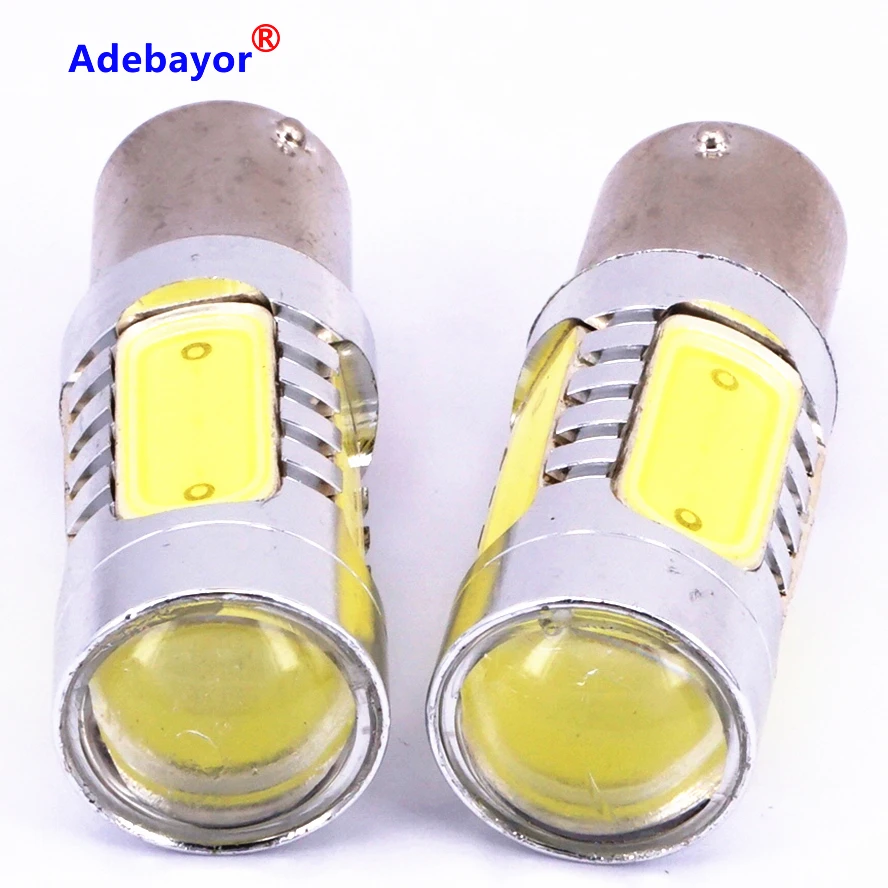 4x1156 Ba15S P21W 7 5 W COB авто светодиодный лампы задние тормоза головной светильник