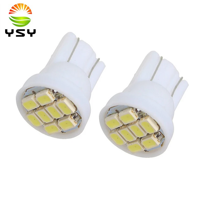 4000 шт. T10 1206 3020 8SMD w5w 194 168 192 авто на танкетке 8 светодиодов SMD Автомобильный Клин Освещение постоянного тока 12 V Габаритные огни