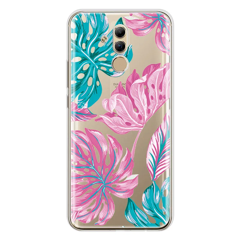 17 Мягкий, симпатичный, из ТПУ чехол для телефона для huawei Honor 10 Lite 10i 20i 8X P30 P20 mate 20 Lite Pro прозрачный чехол с рисунком фламинго - Цвет: 17