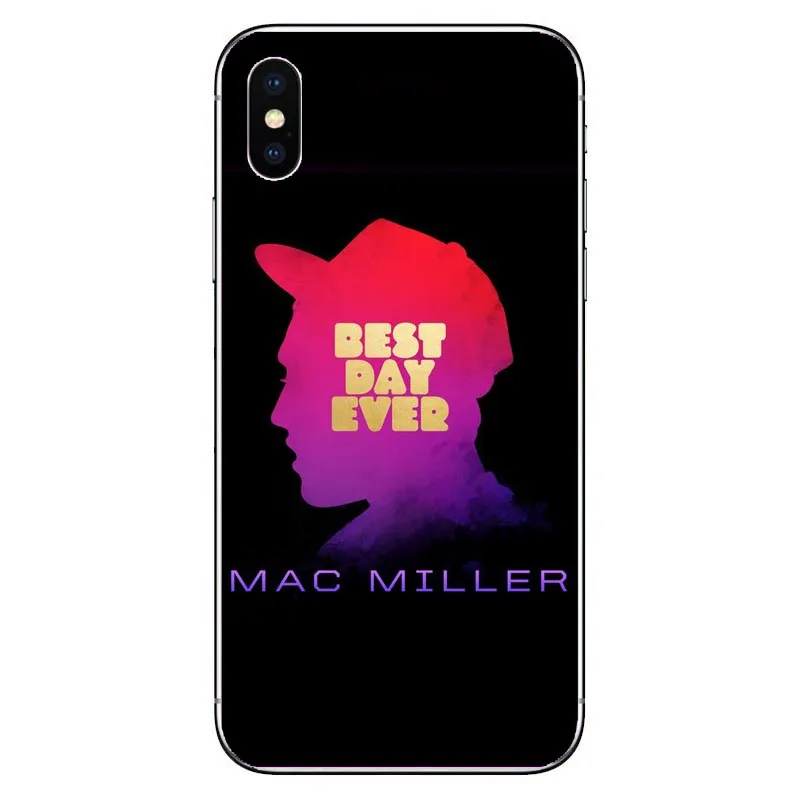 Мягкий силиконовый чехол Macs Miller для iPhone XS Max XR X 6 6splus 7 Plus 8 5 5S SE Mac RIP чехлы телефонов