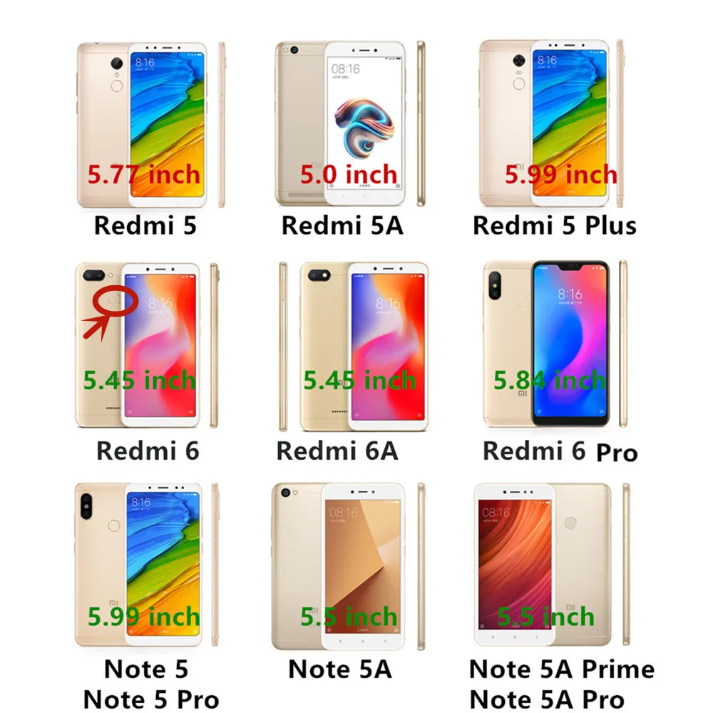 Чехол для телефона с откидной крышкой Etui, чехол для Xiaomi Redmi Note 5 5A 6 6A Plus Pro S2 Y1 Y2 Lite 5Pro 6Pro с 3D цветным полиуретановым бумажником