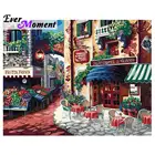 Когда-либо в настоящий момент со стразами и изображением нарисованных домиков платье фрукты изображения мозаичные камни в форме ромба дрель 5D DIY Алмазная Вышивка крестом камень S2F1133