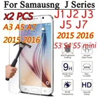 2 шт закаленное стекло для Samsung Galaxy J1 J2 J3 J5 J7 2015 2016 A5 A7 A3 2015 на A300 A500 защита экрана стекло пленка стекло