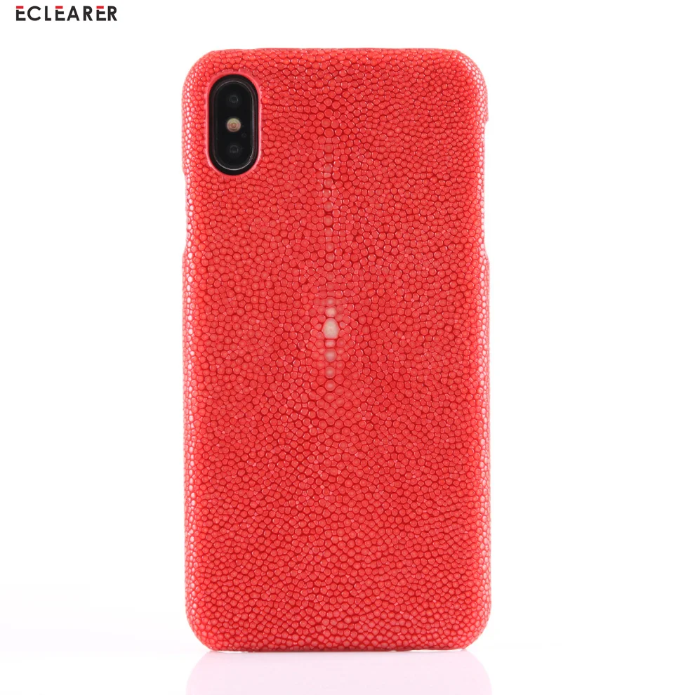 Модный кожаный чехол с натуральным жемчугом и рыбьей кожей для iPhone XS MAX/XR, задняя крышка, Роскошный кожаный чехол для iPhone XR XS MAX