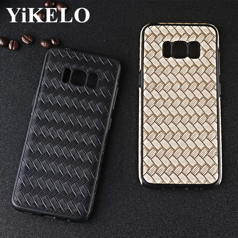 Yikelo переплетения волна силиконовый чехол задняя Корпуса протектор ТПУ кожного