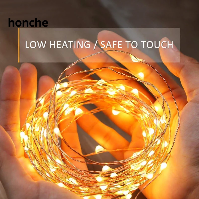 1 м Хэллоуин красочная Фея погружная светодиодная гирлянда для праздника