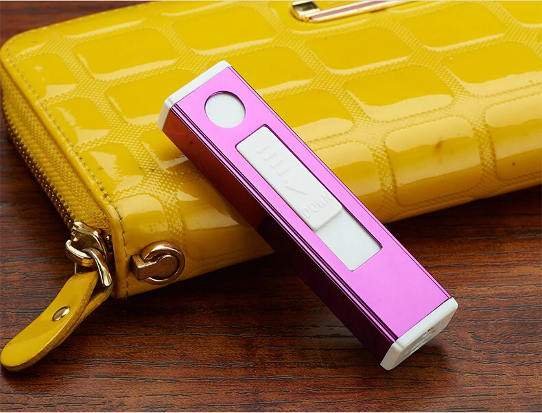 Новинка 2019 прямоугольная зажигалка с USB Электронная заряжаемая батарея