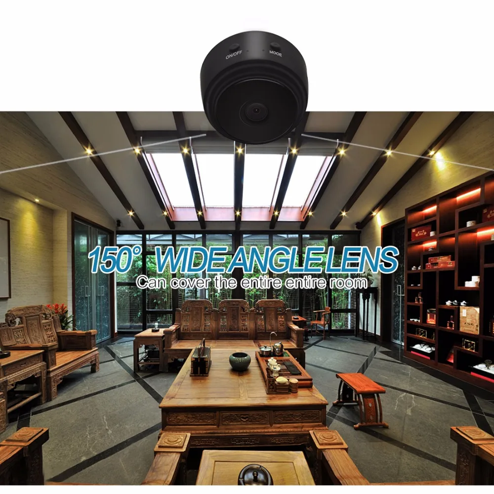 Micro WIFI Mini Camera HD 720P With Smartphone App And Night Vision IP Home Security Video Cam Bike Body DV DVR Magnetic Clip Vo |