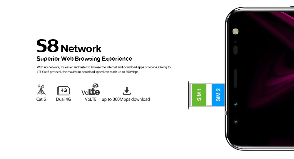 LEAGOO S8 смартфон 5,72 ''HD+ ips 1440*720 экран Android 7,0 MTK6750 Восьмиядерный 3 ГБ+ 32 ГБ четырехъядерный камера отпечаток пальца 4G мобильный телефон