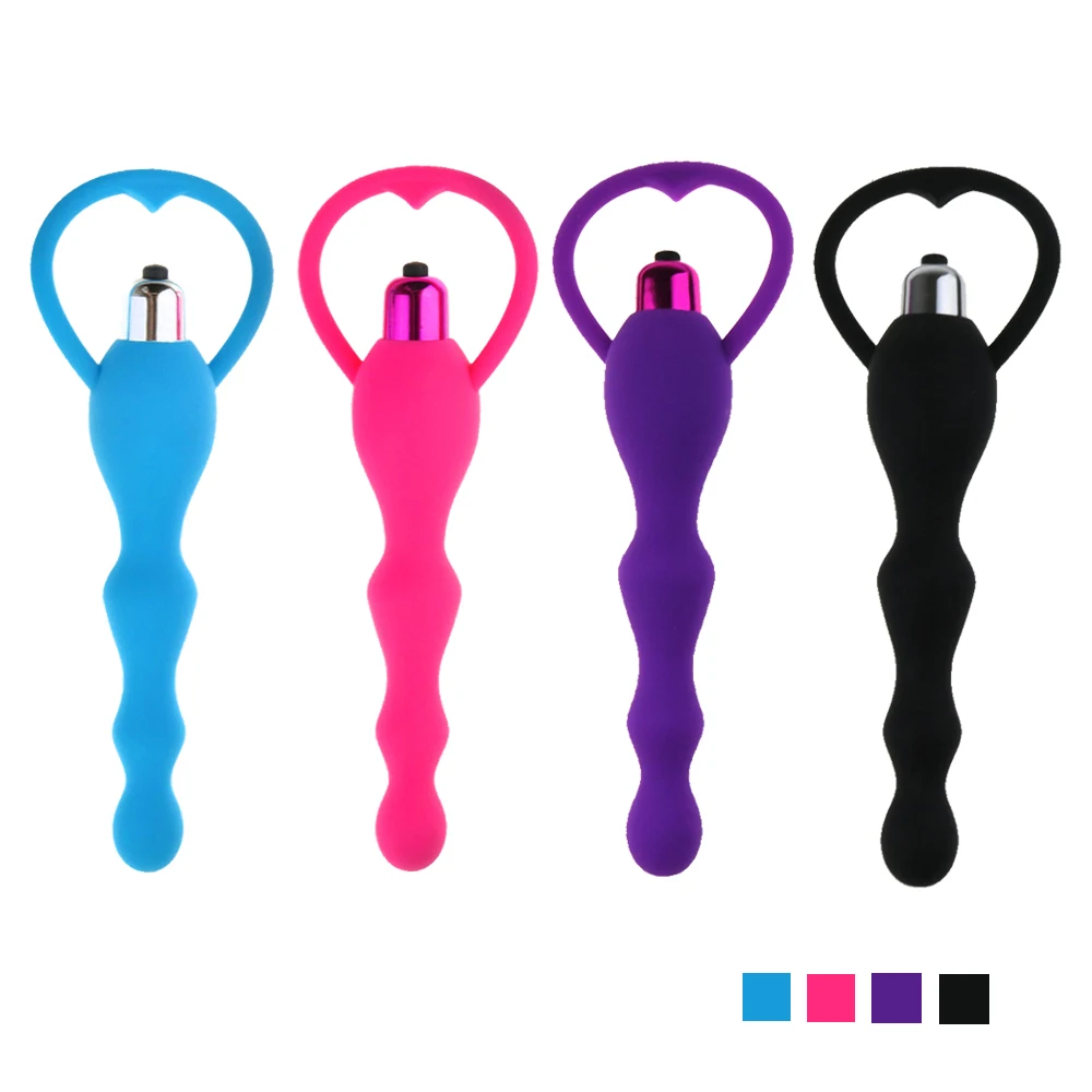 Анальные шарики для мастурбации Анальная пробка вибратор секс-игрушки женщин