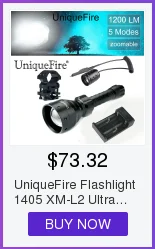 UniqueFire 1407 IR 940 светодиодный фонарик 3 режима Портативный 30 мм выпуклая линза факел с переключатель Rat Tail для спорта на открытом воздухе