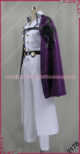 Seraph of the end Crowley Eusford униформа косплей костюм с накидкой и перчатками 11 |