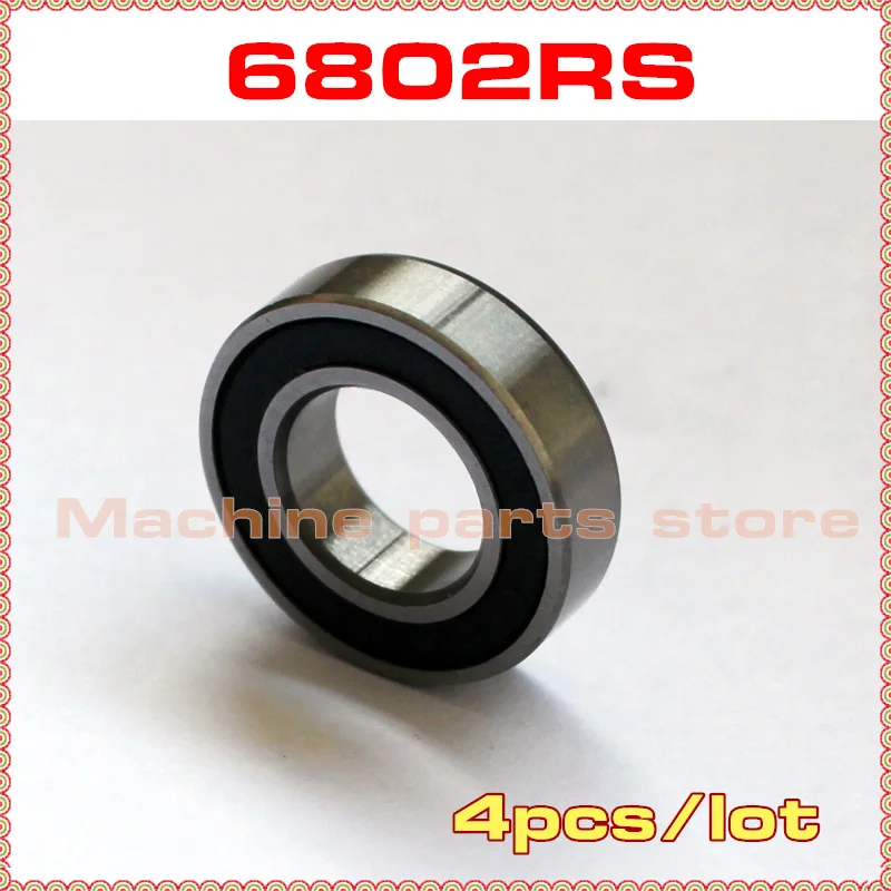 4pcs radial 6802ZZ ball bearing 15*24*5 15x24x5mm metal shield 6802Z 6802RS deep groove flanged F6802ZZ flange | Обустройство дома