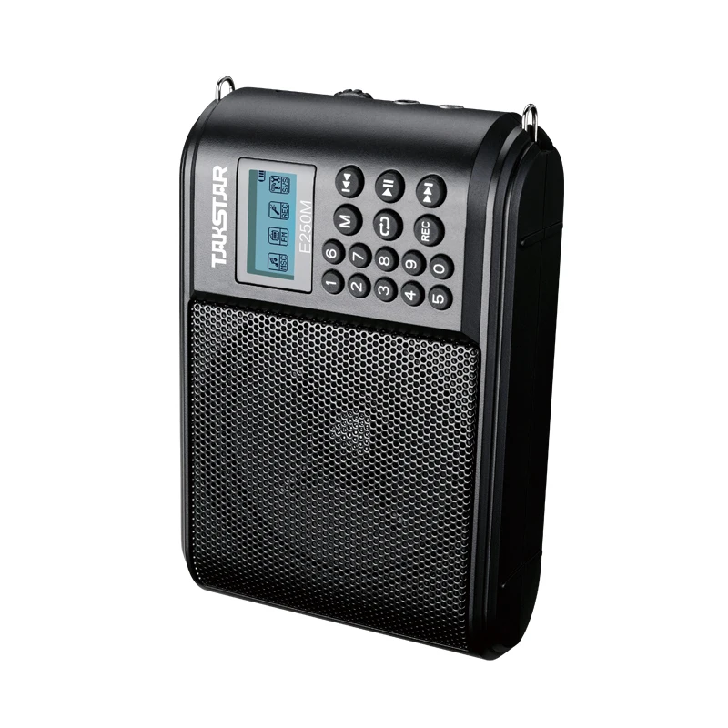 Takstar E250M Φ имеет функцию FM и записи 10 Вт усилитель с поддержкой TF-карты U-диска |