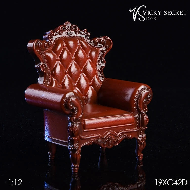 Диван модель игрушки коллекция VSTOYS 1/12 Королевский одиночный диван модель 19XG42 Европейский стул в стиле ретро F 6 ''FigureDoll