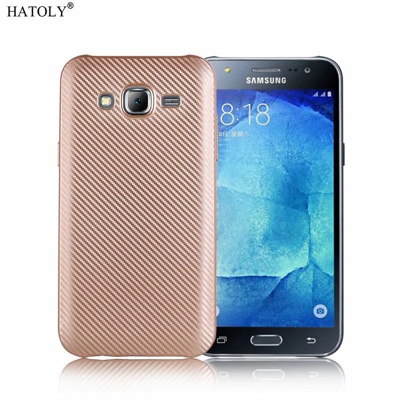 HATOLY For Fundas Samsung Galaxy J7 Neo Case J701F/DS Ultra-thin Soft TPU Carbon Fiber Back Cover for Nxt Core |