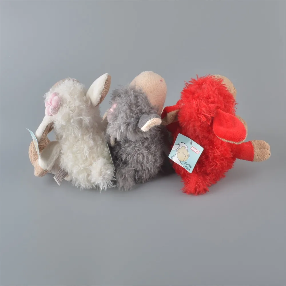 25 см цветные маленькие плюшевые игрушки 3 шт. Lambies Baby Kids Doll Gift Бесплатная доставка |