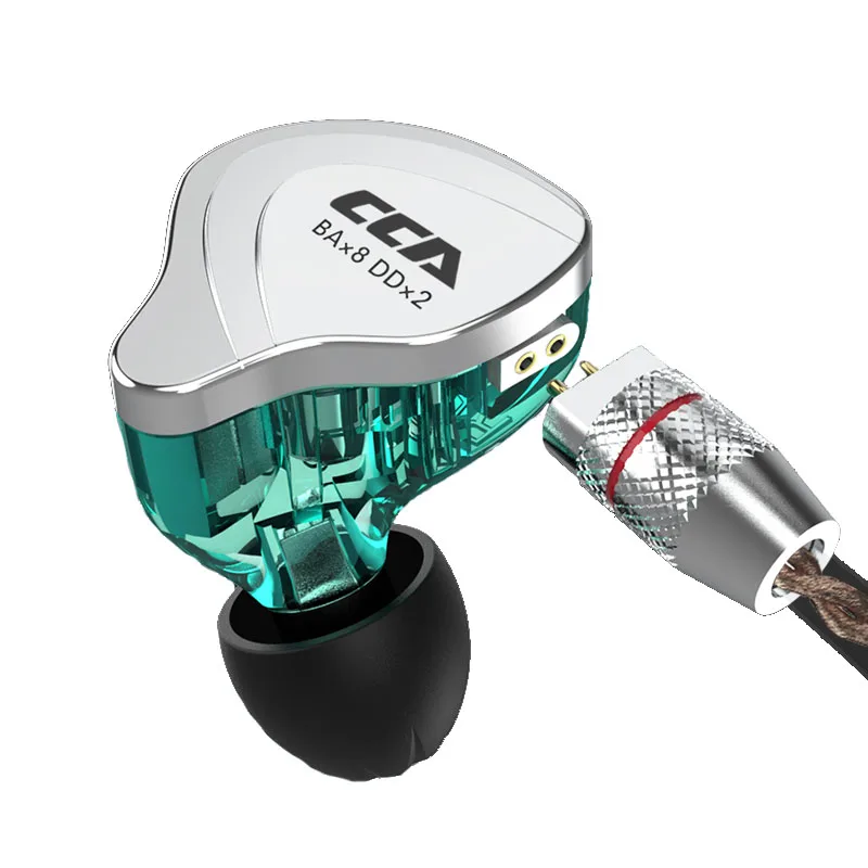 CCA C10 2DD 8BA тяжелый бас настоящий HiFi наушник Oortjes Oordopjes Auriculares con Cable Ecouteur 10 Наушники