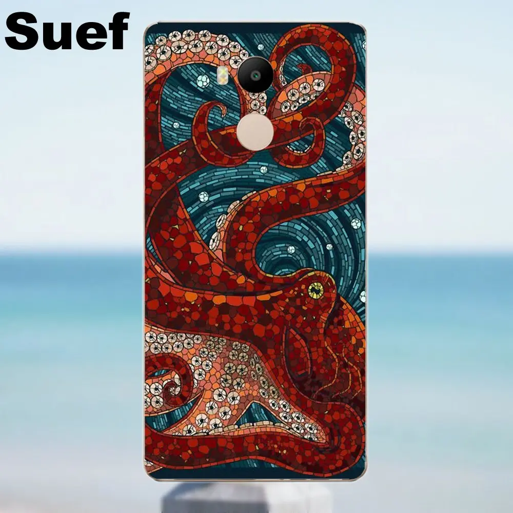 Suef мягкий чехол с рисунком для Xiaomi Redmi 4 3 3S Pro Mi3 Mi4 Mi4i Mi4C Mi5 Mi5S Mi Max Note 2 милый