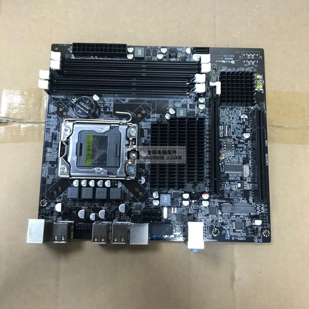 X58 рабочего Материнская плата LGA1366 DDR3 ECC память 32g 4x8g L/E5520 5550 5570 650 I7 920 930 950 SATA2.0 USB2.0