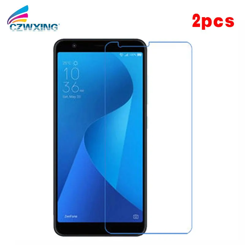 2 шт для закаленного стекла Asus Zenfone Max Plus M1 ZB570TL Защита экрана X018D Защитная пленка
