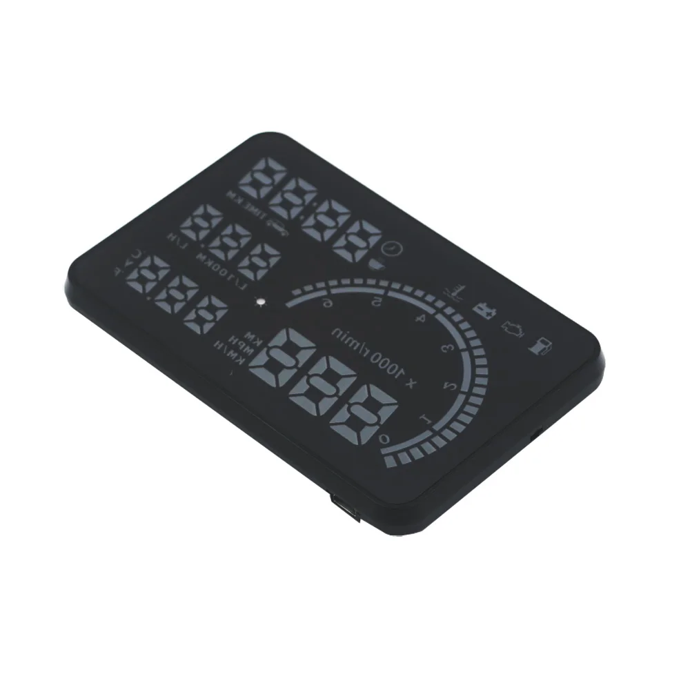 SATONIC 5.5X HUD Heads up Дисплей OBDII приборной панели лобовое стекло проектор Head топлива