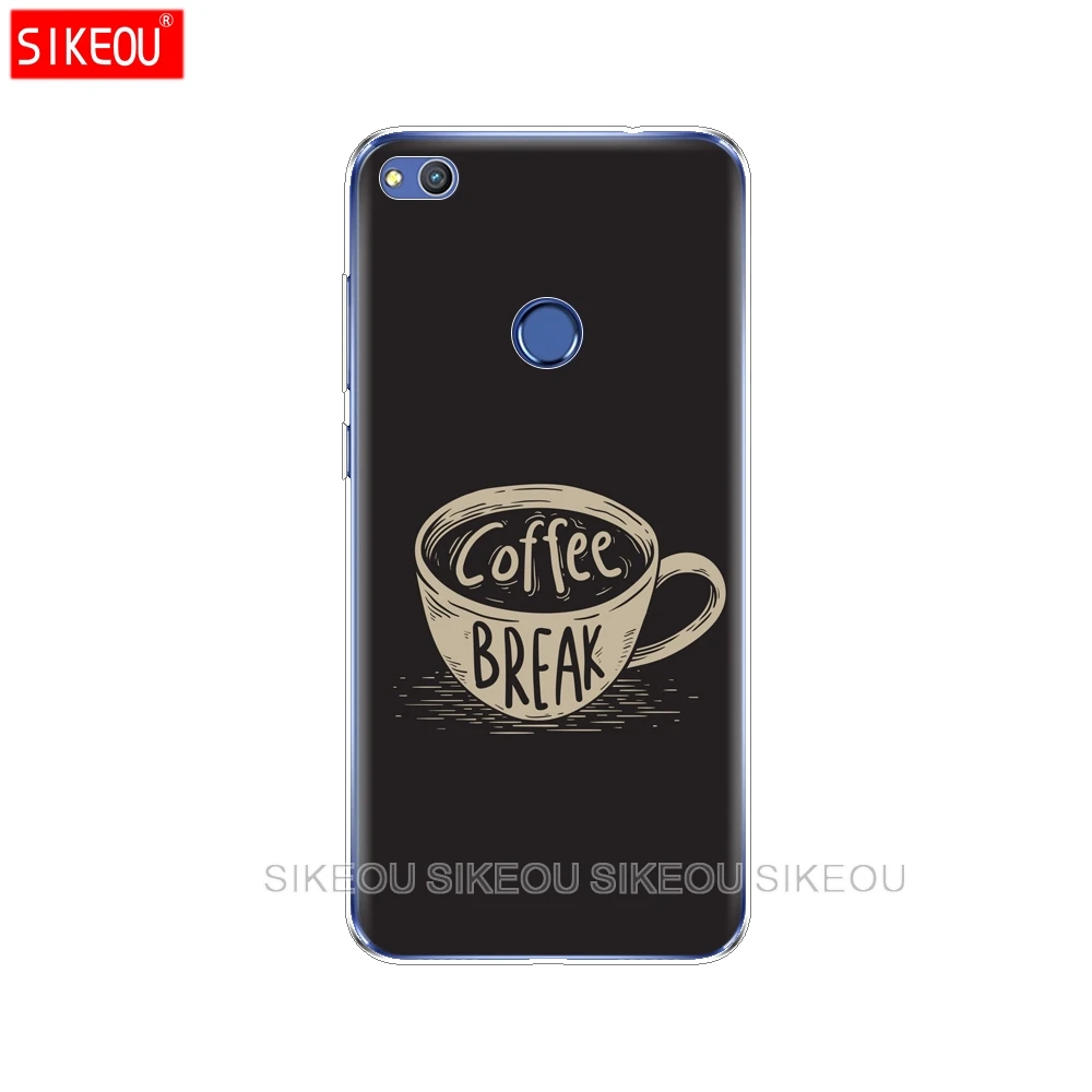 Силиконовый чехол для телефона Huawei P20 P7 P8 P9 P10 Lite Plus Pro 2017 P Smart coffee time|Бамперы| |