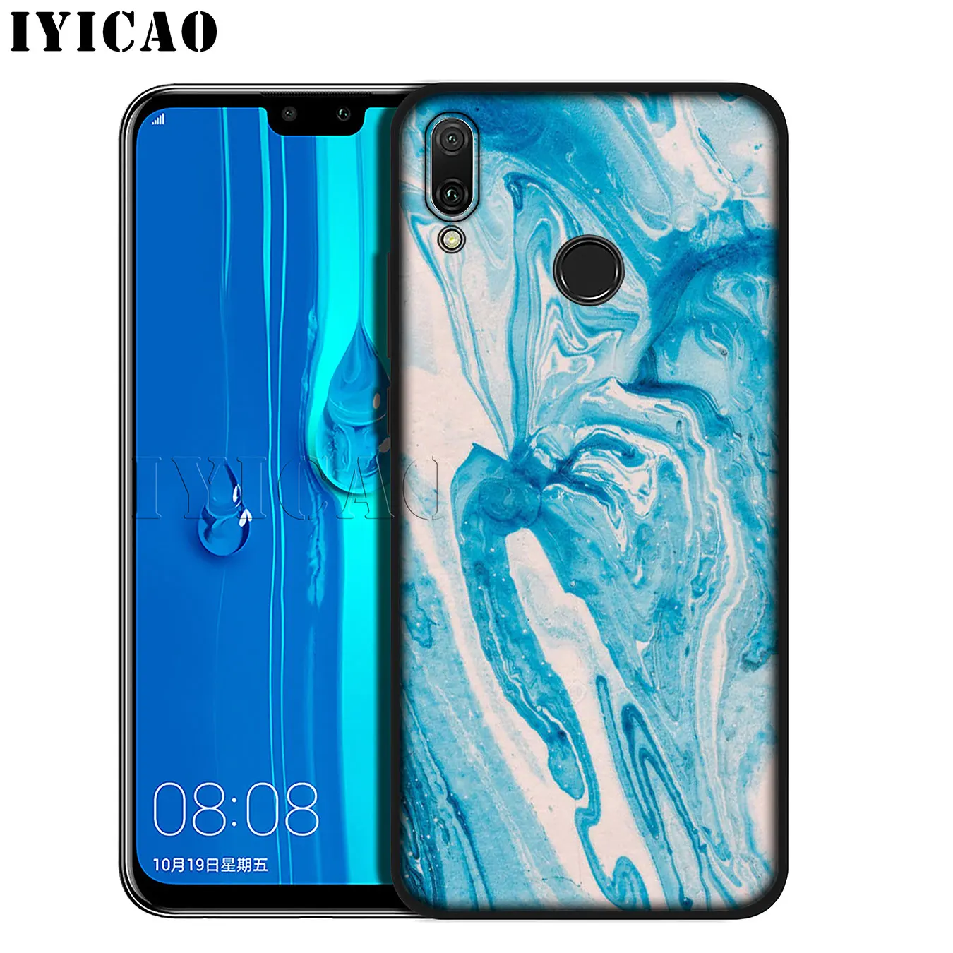 IYICAO розовый мрамор Новинка Fundas Мягкий силиконовый чехол для телефона Huawei Mate 30 20 10
