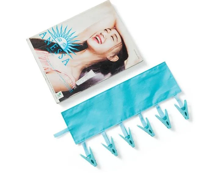 Складная вешалка для одежды портативная складная на зажим ванной путешествий