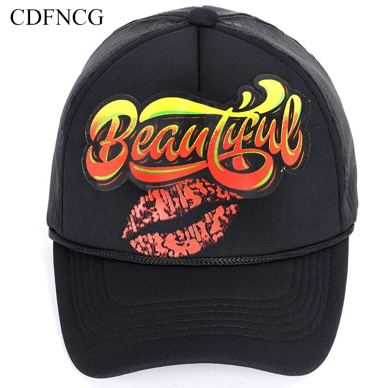 CDFNCG 2019 летняя дышащая бейсболка с поп принтом Hawaii Beauty уличная туристическая