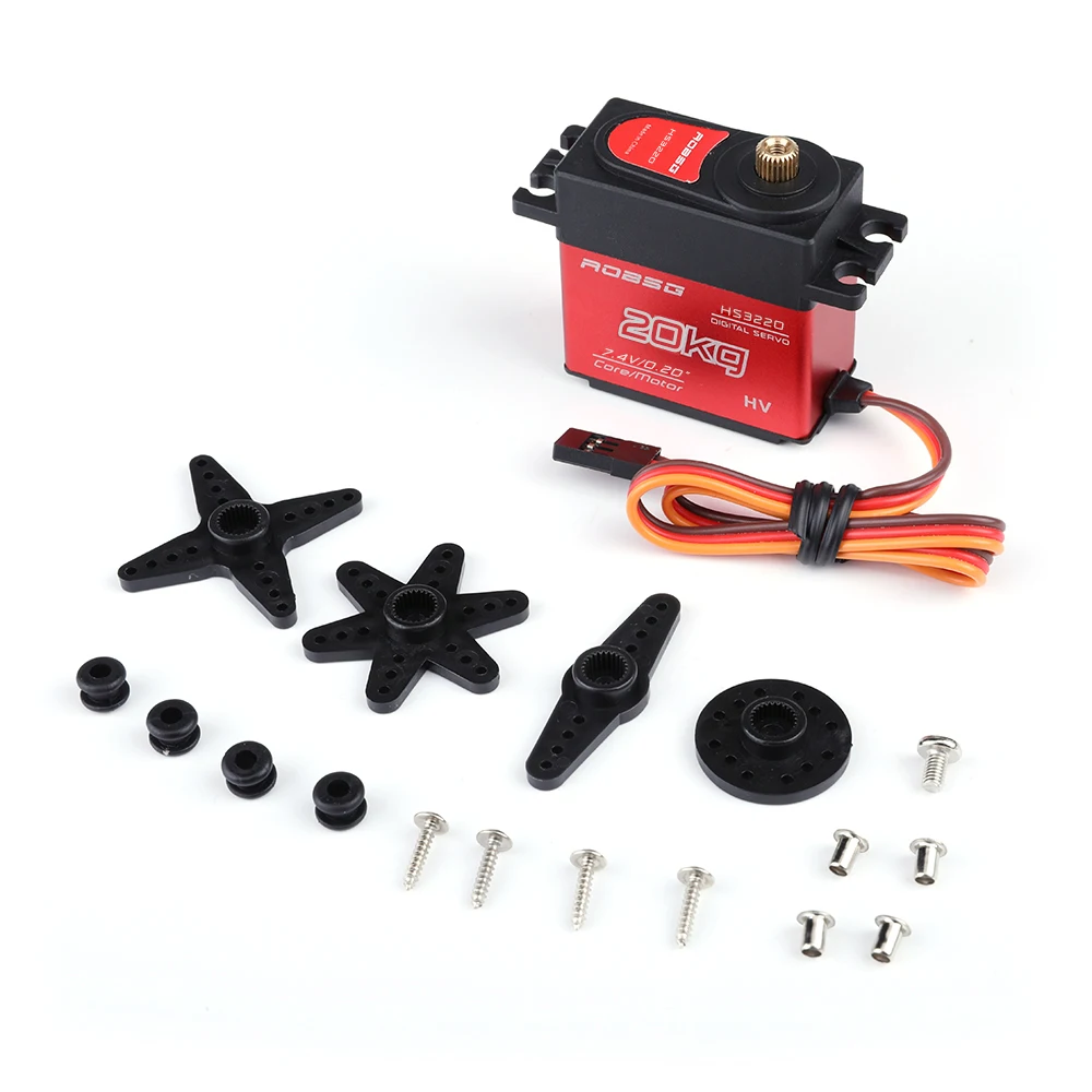 

1piece HS3220 Digital Servo 20KG full metal gear digital servo baja Waterproof servo for baja RC Cars Accessories