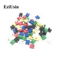 eziusin colorful pin header standard computer jumper blocks connector 2 54 mm 3 12 hard disk drive motherboard expansion card