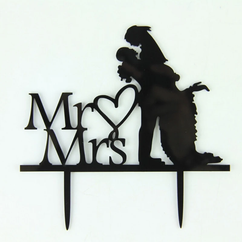 

Acrylic Mr and Mrs Wedding Cake Topper Cake Decorations Birthday Cake Topper