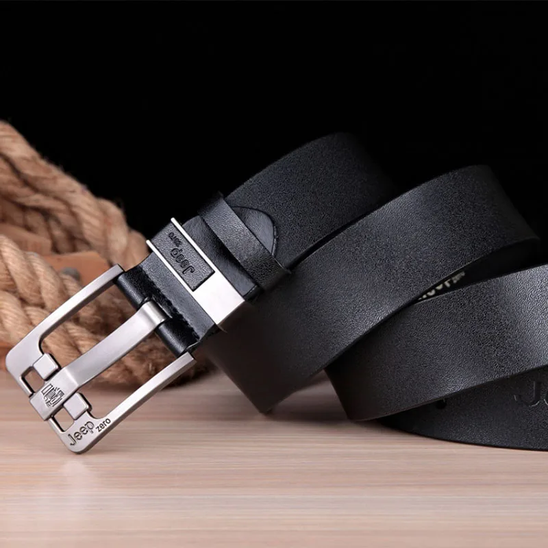 Ремень мужской из 100% натуральной кожи с металлической пряжкой|Мужские ремни| |